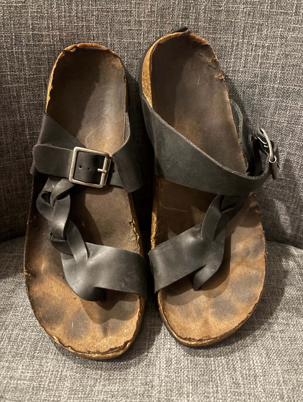 Sonoma Goods For Life Airbrush Leather Women’s Sandals, Women’s Size: 9 Medium